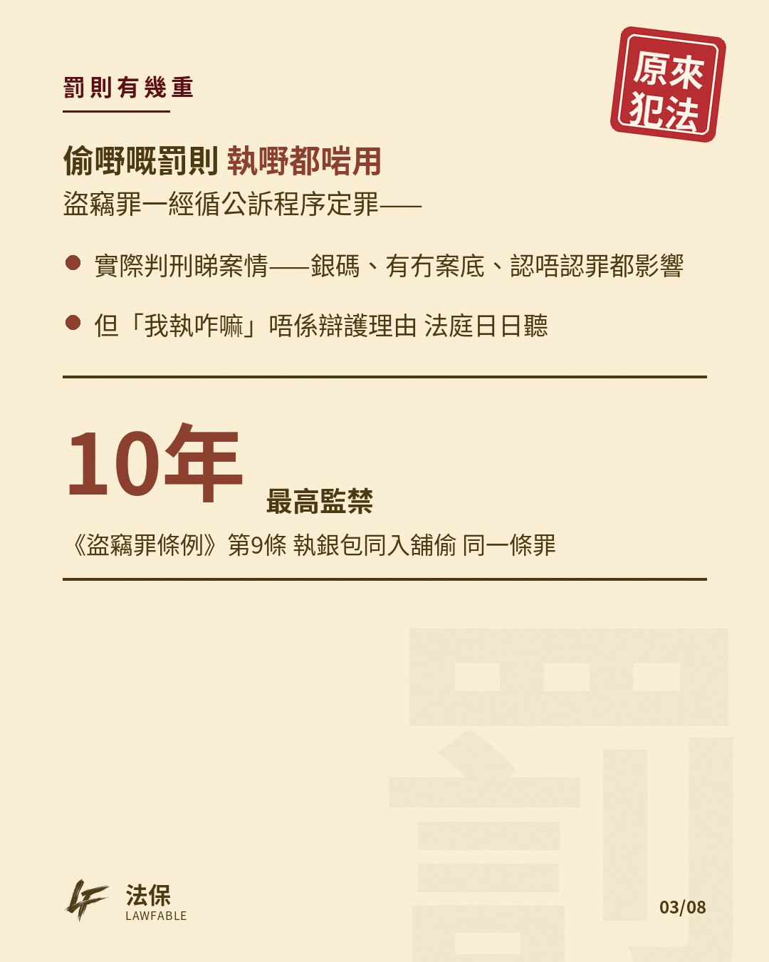 原來犯法03 第 3 卡